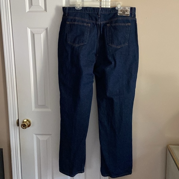 Vintage St. John’s Bay Dark Wash Bootcut Plus Size 1X Jeans 100% Cotton Tall - Picture 2 of 7
